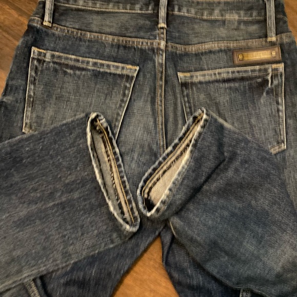Burberry Brit Unisex Iconic 💯 Cotton Straight Leg Boot Cut Jean Size 29 R - Picture 5 of 16